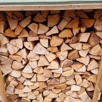 Stacked Firewood - 1.1m3 Supplied & Stacked