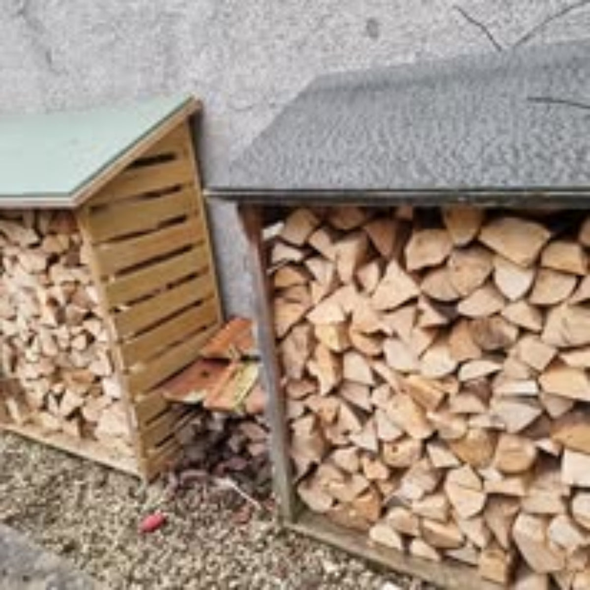 Stacked Firewood - 1.1m3 Supplied & Stacked